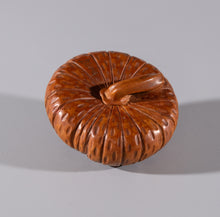 Load image into Gallery viewer, Netsuke - Pumpkin and Nasubi