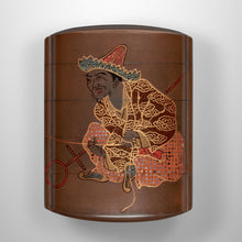 Load image into Gallery viewer, Inrō - Sarumawashi and Monkey