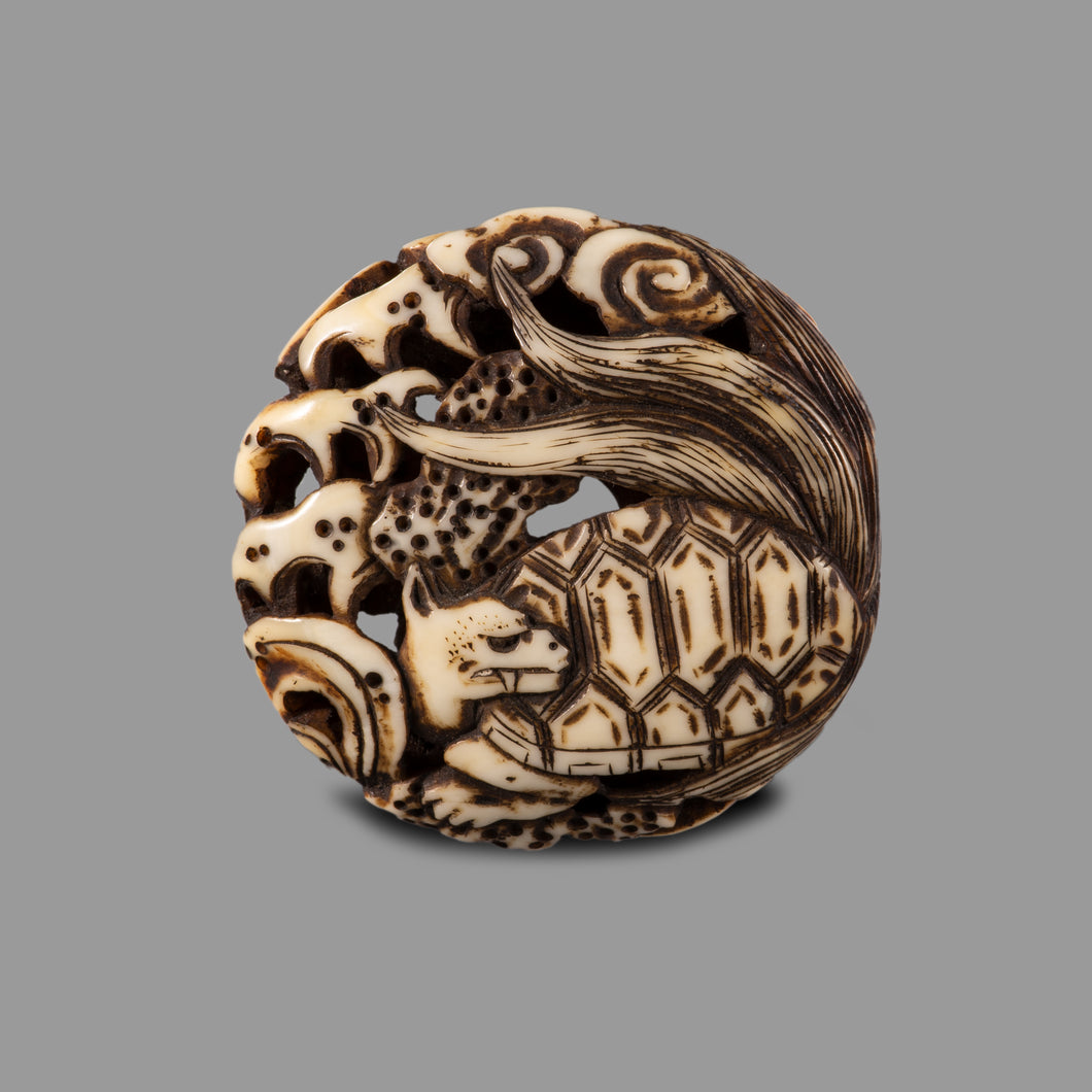 Netsuke - Minogame Ryusa *Price Reduced*